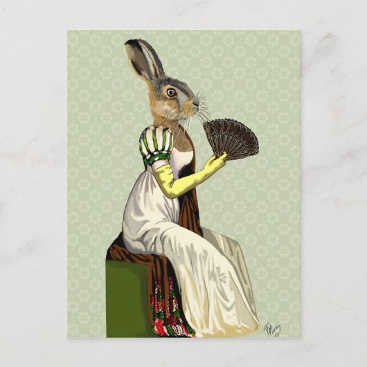 Miss Hare 2 Postkarte (Vorderseite)