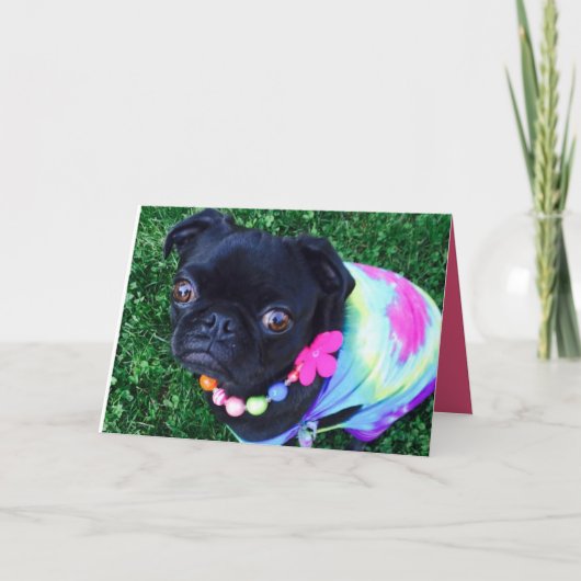 Miss Harley Greeting Card Karte (Vorderseite)