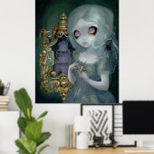 Miss Havisham ART PRINT Gothic Große Erwartungen Poster (Heimbüro)
