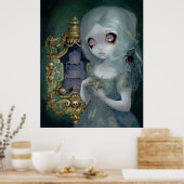 Miss Havisham ART PRINT Gothic Große Erwartungen Poster (Küche)