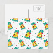 Miss Hawaiian Pineaple Postkarte (Vorne/Hinten)