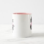 Miss Immer richtig Spaß Zweifarbige Tasse (Mittel)