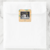 Miss Innocent Quadratischer Aufkleber (Tasche)