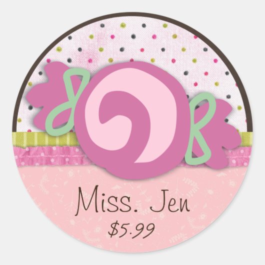 Miss. Jen Candy Small Merchandise Stickers (Vorderseite)