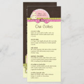 Miss. Jen Menu Rack Cards Menükarte (Vorne/Hinten)