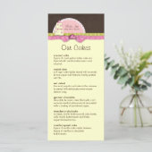 Miss. Jen Menu Rack Cards Menükarte (Stehend Vorderseite)