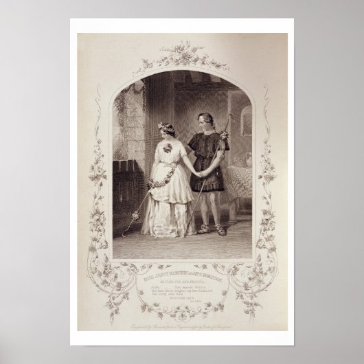 Miss Jenny Marston als Perdita und Herr F. Robinso Poster (Vorne)