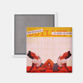 Miss Juillet Magnet (Vorderseite/Rückseite)