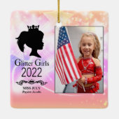 Miss Juli 2022 Keramik Ornament (Rückseite)