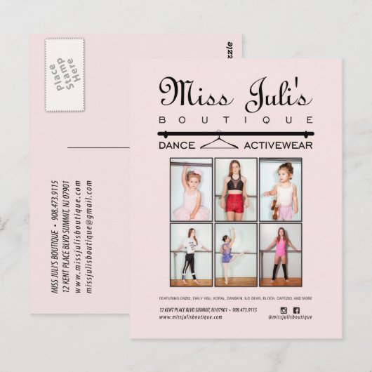 Miss Juli Post Postkarte (Vorne/Hinten)