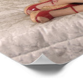 Miss July-Poster Poster (Ecke)