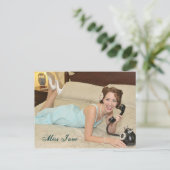 Miss June-Postcard Postkarte (Stehend Vorderseite)