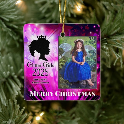 Miss Juni 2025 Keramik Ornament (Baum)