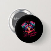 Miss Kindergarten Grad Abschluss Letzten Tag Kinde Button (Vorne & Hinten)