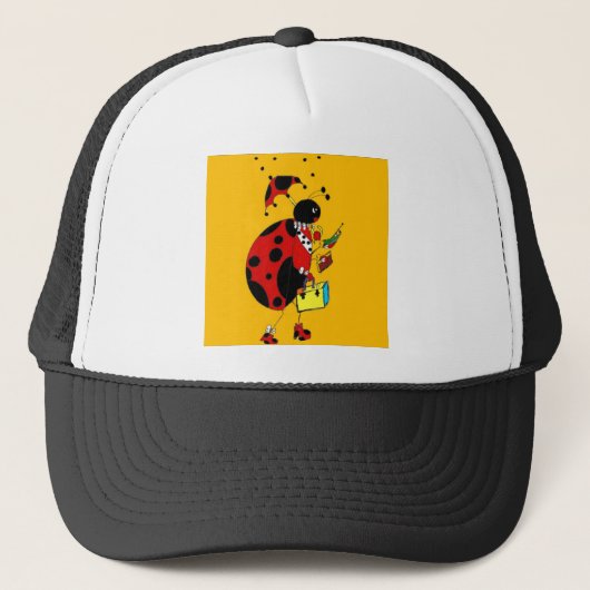 Miss Ladybug Truckerkappe (Vorderseite)