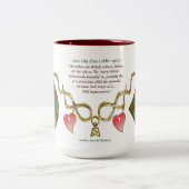 Miss Lily Elsie (Keramik Tasse) Zweifarbige Tasse (Mittel)