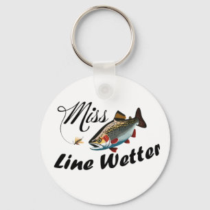 Miss Line Wetter Regenbogenforelle  Schlüsselanhänger