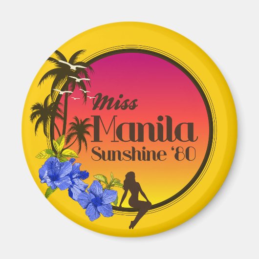 Miss Manila Sunshine '80 - Temptation Island Magnet (Vorne)