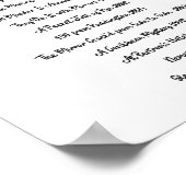 Miss Marple Book List Agatha Christie Bookish Lite Poster (Ecke)