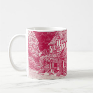 'Miss Marple's Tea Room' (Himbeere) - Tasse