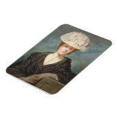 Miss Mary Hickey, 1770 (Öl auf Leinwand) Magnet (Linke Seite)