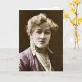 Miss Mary Moore Karte (Gelbe Blume)