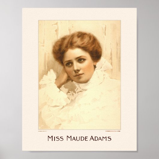 Miss Maude Adams Poster (Vorne)