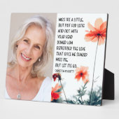 Miss Me aber Lass Go Foto Quote Memorial Fotoplatte (Seite)