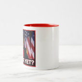 Miss-Me-doch-Trump Zweifarbige Tasse (Mittel)