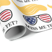 Miss Me yet Funny Trump 2024 Wahlen Geschenkpapier (Rolleneckpunkt)