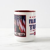 Miss Me yet Trump 2024 Zweifarbige Tasse (Mittel)
