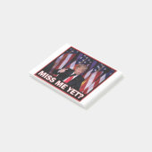 Miss-Me-yet-Trump Post-it Klebezettel (angewinkelt)