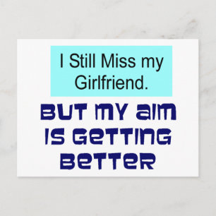 Miss meine Freundin Postkarte