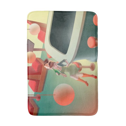 Miss Meow - Bar für späte Nacht Badematte (Vorderseite Vertikal)