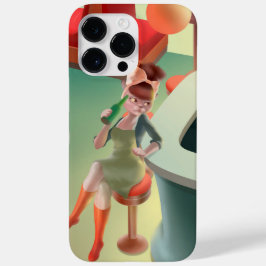 Miss Meow - Bar für späte Nacht Case-Mate iPhone 14 Pro Max Hülle