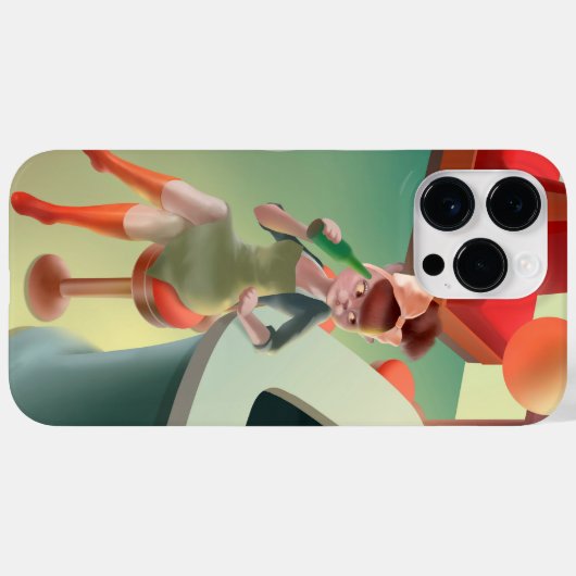 Miss Meow - Bar für späte Nacht Case-Mate iPhone Hülle (Rückseite (Horizontal))