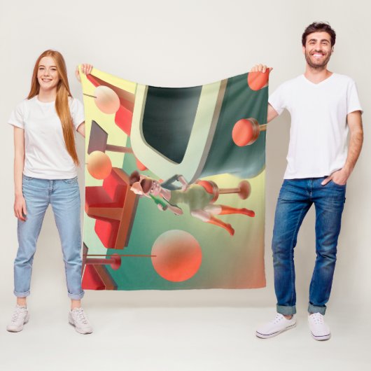 Miss Meow - Bar für späte Nacht Fleecedecke (Beispiel)