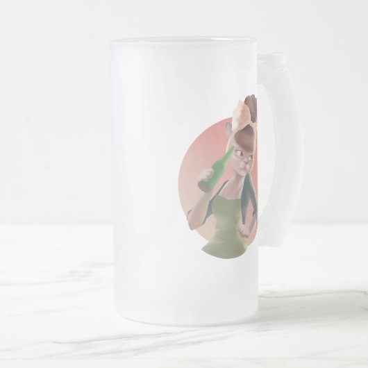 Miss Meow - Bar für späte Nacht Mattglas Bierglas (VorderseiteRechts)