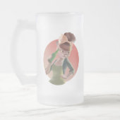 Miss Meow - Bar für späte Nacht Mattglas Bierglas (Links)