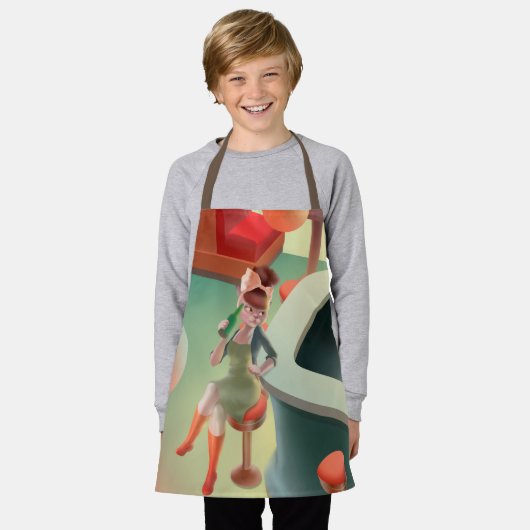 Miss Meow - Bar für späte Nacht Schürze (Getragen)