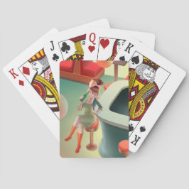 Miss Meow - Bar für späte Nacht Spielkarten