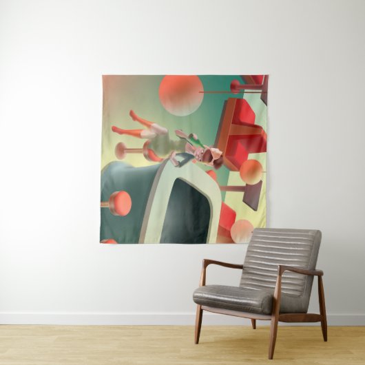 Miss Meow - Bar für späte Nacht Wandteppich (Beispiel (Horizontal))