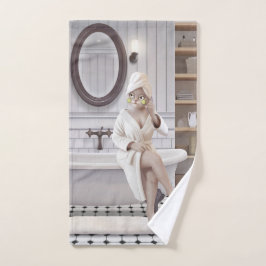 Miss Meow - Recharge Mode: The Art of Doing Nothin Handtuch