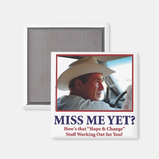 Miss mich doch? magnet (Vorderseite/Rückseite)