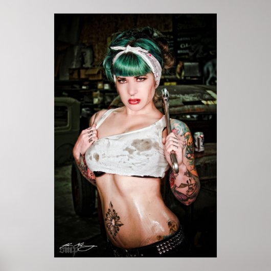Miss Mischief Workin Gal Poster (Vorne)