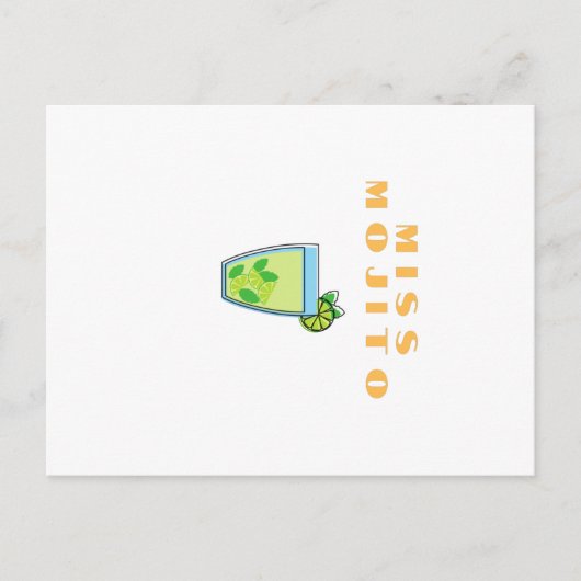 Miss Mojito Postkarte (Vorderseite)