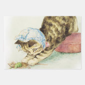 “Miss Moppet Chases a Mouse” by Beatrix Potter Geschenkpapier Set (Vorderseite 2)