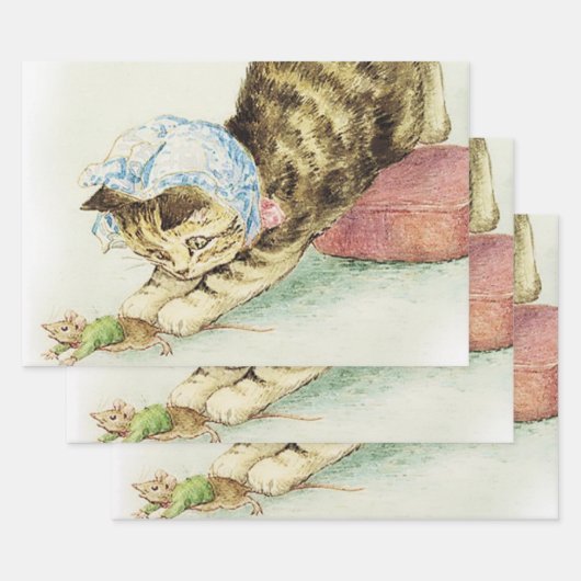 “Miss Moppet Chases a Mouse” by Beatrix Potter Geschenkpapier Set (Set)