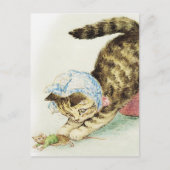 "Miss Moppet chases a Mouse" von Beatrix Potter Postkarte (Vorderseite)