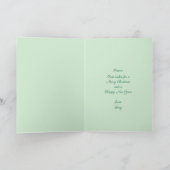 Miss Mousie trägt Geschenke Feiertagskarte (Innenseite)